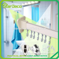 Bendable shower curtain rod from China factory, Bathroom adjustable shower curtain rod